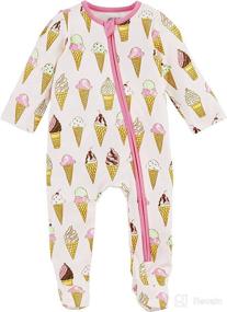 img 3 attached to 👶 Mud Pie Baby Girl Food Footed Sleeper: The Perfect Blend of Comfort and Cuteness!