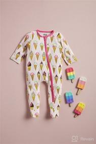 img 2 attached to 👶 Mud Pie Baby Girl Food Footed Sleeper: The Perfect Blend of Comfort and Cuteness!