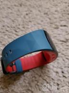 img 1 attached to Upgrade Your Samsung Gear Fit2 With NotoCity Silicone Replacement Bands In Black-Red, Large Size review by Joe Medlin