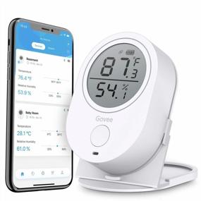 img 4 attached to 🌡️ Govee Bluetooth Thermometer Hygrometer with APP Alert- Indoor Digital Humidity Temperature Monitor for Nursery Room, Greenhouse, Incubator, and Humidor- 2 Year Data Record and Export