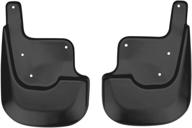 🚗 mud guards фронта husky liners, черные (56661) для ford escape 2008-2012 с интегрированной боковой ступенькой, mercury mariner 2008-2011 с интегрированной боковой ступенькой - 2 штуки. логотип