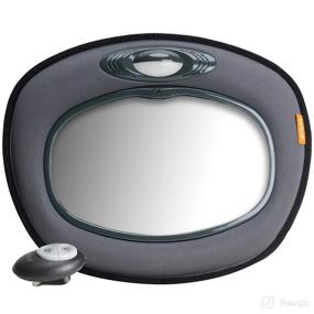 img 4 attached to Premium Munchkin Brica Day & Night Light Musical Car Mirror: Crash Tested, Shatter Resistant - Grey