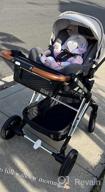 img 1 attached to Adjustable Stroller Organizer With Two Built-In Pockets, Front Zippered Pocket & Adjustable Straps, Fits Nearly Any Stroller, Black With Gold Hardware By Itzy Ritzy review by Yekaterina Brown