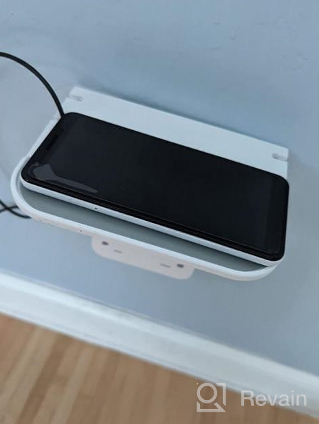 img 1 attached to Expand Your Power With The Wall Outlet Extender - Surge Protector Featuring 6 AC Outlets, Shelf, 2 USB And USB C Charging Ports - Black review by Ronald Dimatulac