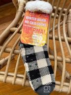 img 1 attached to Stay Cozy All Winter Long With Sunew Women'S Slipper Socks - Thick Fleece Lining, Soft Home Grippers, And Thermal Warmth review by Brandon Bullard