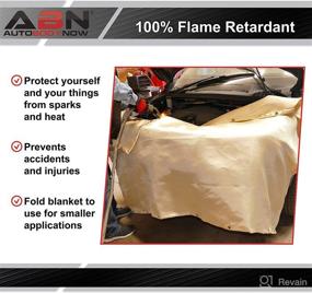 img 2 attached to 🔥 ABN Fireproof Thermal Insulation Blanket - Heavy-Duty Fiberglass, Large 6 x 8ft Size, Welding Fire Retardant and Heat Resistant