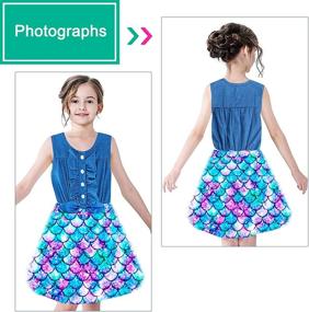 img 2 attached to NNXX Sleeveless Dinosaur Playwear Dresses Girls' Clothing : Dresses