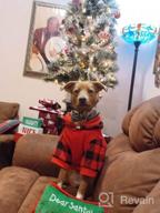 img 1 attached to Stay Stylish And Cozy: Get PUPTECK Plaid Dog Hoodies For Your Furry Friend! review by Daniela Velasquez