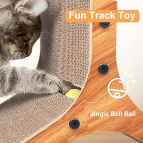 img 2 attached to 🐱 AGYM Cat Scratcher Cardboard: Premium Scratching Board for Indoor Cats – Modern Scratch Pad and Resting House to Keep Your Cats Fit and Protect Furniture