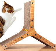 🐱 agym cat scratcher cardboard: premium scratching board for indoor cats – modern scratch pad and resting house to keep your cats fit and protect furniture logo