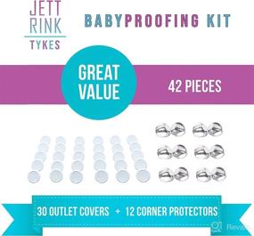 img 1 attached to 🔌 Complete Baby Proofing Kit: 42 Piece Bundle with Outlet Covers, Table Corner Protectors, Safety Bumpers, and Plug Covers