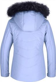 img 3 attached to Skieer Women'S Waterproof Ski Jacket Winter Puffer Coat Thick Hooded Parka