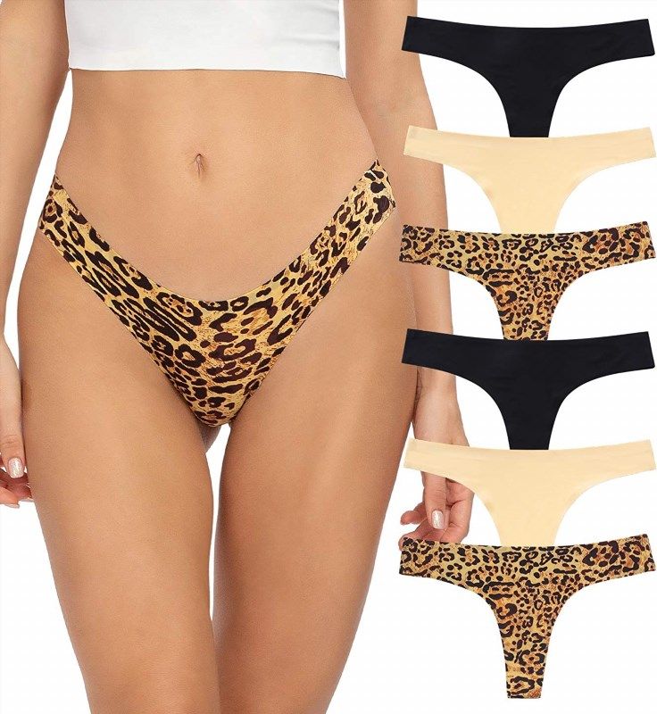 Altheanray Womens Underwear Cotton Underwear for Women Seamless Hipster  Bikini Briefs Panties 6 Pack
