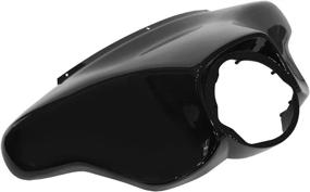 img 2 attached to 🏍️ XMT-MOTO Vivid Black Front Batwing Upper Outer Fairing: Perfect Fit for 1996-2013 Harley Davidson Touring Electra Glide, Street Glide, and Trike Models