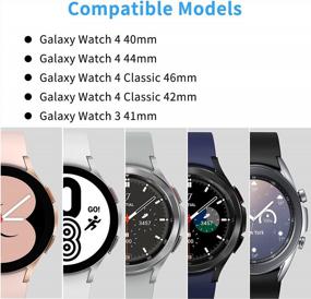 img 3 attached to Upgrade Your Galaxy Watch With NANW'S 3-Pack Silicone Sport Bands For 42Mm, 46Mm, 40Mm, 44Mm, And 41Mm Watches