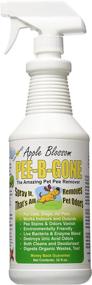 img 2 attached to Say Goodbye to Pet Pee with Pet Pee Be Gone Apple Blossom Spray, 32 oz.