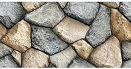 ๐ awert 72x24 inches vinyl stone aquarium background: enhance your fish tank with a rocky terrarium ambiance logo