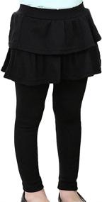 img 3 attached to Maorrew Cotton Stretch Footless Leggings Girls' Clothing and Leggings