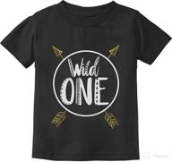 🎉 1st birthday outfit for boys - wild one year old baby boy shirt + gift логотип