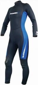 img 1 attached to Keep Your Kids Safe And Warm With ScubaMax'S 3Mm Neoprene Full Suit With Smooth Skin Seals And Rubber Knee Pads