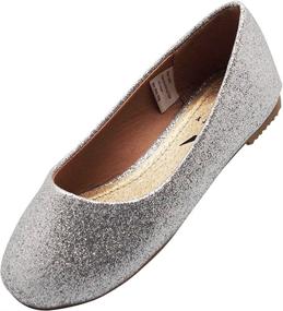 img 4 attached to 👧 NORTY Little Glitter Ballet 40088 2MUSLittleKid Girls' Shoes: Stylish Flats for Girls
