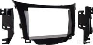 🚗 2013- hyundai elantra gt double din dash kit - metra 95-7357hg in high gloss black logo