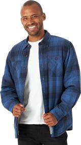 img 4 attached to Wrangler Authentics Sleeve Sherpa Jacket Men's Clothing good for Shirts