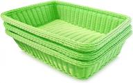 green rectangular thick trim storage basket by colorbasket logo