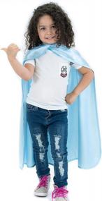 img 4 attached to Накидка супергероя Everfan для детей, детская накидка супергероя, костюм накидки для детей, полиэстер, атлас