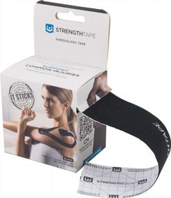img 1 attached to 🏋️ StrengthTape Kinesiology Tape - 5M Precut K Tape Roll - Premium Athletic Tape for Support and Injury Prevention - Available in Various Colors