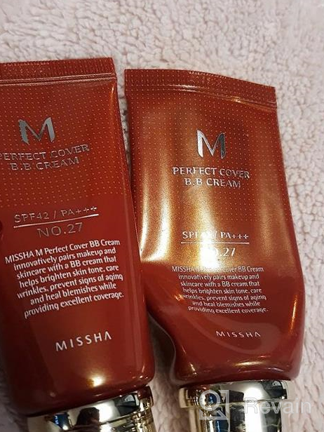 img 1 attached to MISSHA M PERFECT COVER BB CREAM #27 SPF 42 PA+++ 50Ml-Lightweight, Multi-Function, High Coverage Makeup To Help Infuse Moisture For Firmer-Looking Skin With Reduction In Appearance Of Fine Lines review by Jared Gopalan