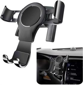 img 4 attached to 🚗 LUNQIN Car Phone Holder: Stylish Navigation Bracket for 2016-2020 Volvo XC90 Auto Accessories