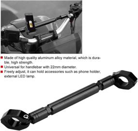 img 3 attached to 🏍️ Suuonee Motorcycle Balance Bar: Enhanced Control and Style with Aluminum Alloy Handlebar Cross Bar