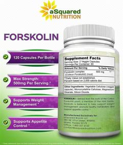 img 1 attached to 💪 Forskolin 500mg Max Strength: The Ultimate Natural Supplement for Rapid Weight Loss - 120 Capsules