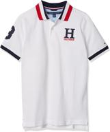 👕 classic tommy hilfiger short sleeve medium boys' tops, tees & shirts: quality clothing for kids logo