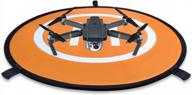 kinbon 30'' универсальная водонепроницаемая cкладная площадка посадки для дронов - двухсторонняя подушка для квадрокоптеров для dji spark mavic pro phantom 2/3/4 pro inspire 2/1 3dr solo rc дроны вертолет. логотип
