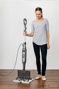 img 1 attached to 🧼 Genius Hard Floor Cleaning System Pocket Steam Mop, Shark S5003D Burgundy/Gray