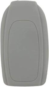 img 2 attached to 🔑 SEGADEN Gray Silicone Cover Protector Case Sleeve for VOLVO 5 Button Flip Remote Key Fob CV4781