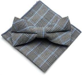 img 1 attached to Secdtie Cotton Floral Casual Bowties Men's Accessories ~ Ties, Cummerbunds & Pocket Squares