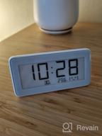 img 1 attached to Xiaomi Mijia Temperature And Humidity Electronic Watch, white review by Gabriela Dosta ᠌