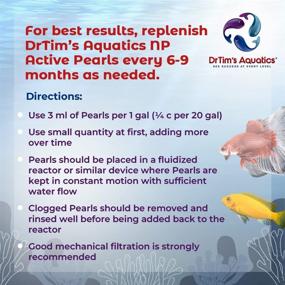 img 1 attached to 🐠 DrTim's Aquatics NP-Active Pearls (150 gal) 450 ml - Advanced Nitrate and Phosphate Remover for Optimal Aquarium Health