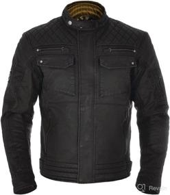 img 1 attached to Oxford Cotton Motorcycle Motorbike Jacket Motorcycle & Powersports