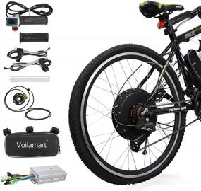 img 4 attached to Комплект для переоборудования электрического велосипеда 26 дюймов, 48 В, 1000 Вт, с интеллектуальным контроллером и системой PAS - Voilamart