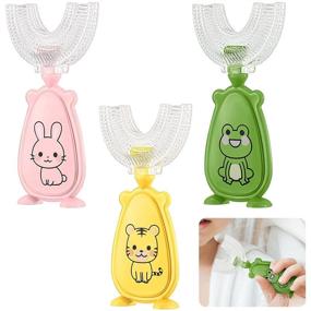 img 4 attached to Toothbrush Children Silicone Whitening Massage