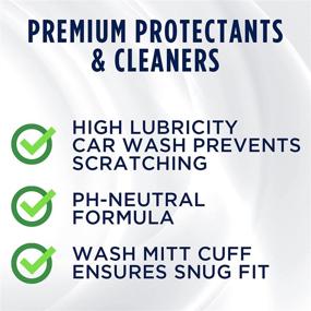 img 2 attached to 303 Products Car Wash with Wash Mitt - High Foam Formula for a Deep Gloss Finish - Ultra Concentrated Formula, Bubble Gum Scent - Streak-Free Shine, Safe for All Paints - 18 fl. oz. (30577)