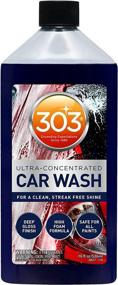 img 4 attached to 303 Products Car Wash with Wash Mitt - High Foam Formula for a Deep Gloss Finish - Ultra Concentrated Formula, Bubble Gum Scent - Streak-Free Shine, Safe for All Paints - 18 fl. oz. (30577)