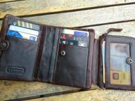 img 1 attached to 👔 Genuine Leather Bifold Trifold Men's Accessories with Contacts review by Avishai Menon