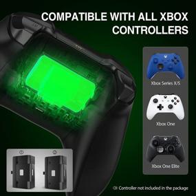 img 3 attached to Xbox Rechargeable Controller Battery Packs (2 Pack) With 4 Matching Covers And Micro USB Charging Cable - Compatible With Xbox One/Xbox Series X S And Elite Wireless Remote - Play And Charge Kit
