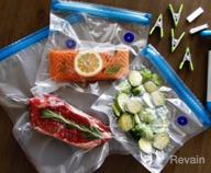 img 1 attached to Reusable BPA-Free Sous Vide Bags For Any Machine - 20 Quart And Gallon Sizes For Joule And Anova Cookers - Food Storage And Freezer Safe Vacuum Sealer Bags From OUII review by Vaibhav Karger