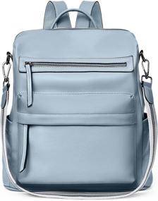 img 4 attached to BROMEN Backpack Fashion Designer Shoulder Women's Handbags & Wallets ~ Fashion Backpacks